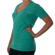 The Ladies Vans Shoe Patch Feed Tee Brilliant Green