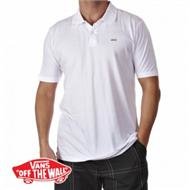 The Vans Polo Shirts - Vans Bradbury Polo Shirt - White