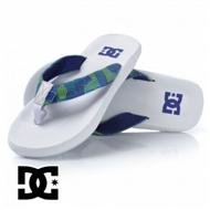 The DC Flip Flops - DC Seaglass Flip Flops - White/Dazzling Blue