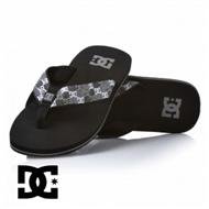 The DC Flip Flops - DC Habit Flip Flops - Black/Monogram