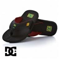 The DC Flip Flops - DC Bruce Irons Flip Flops - Black/Rasta