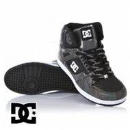 The DC Shoes - DC Rebound Hi Shoes - Black/White