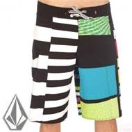 The Volcom Crazy 8 Board Shorts, White, 30